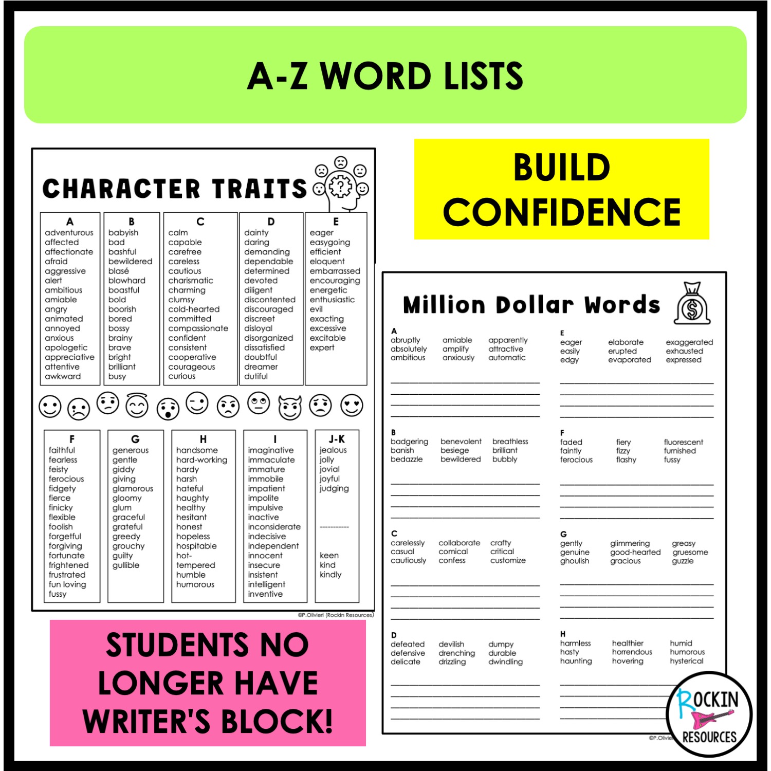 Student Writing Resource Folder, Booklet, Writing Reference Guide - Image 3