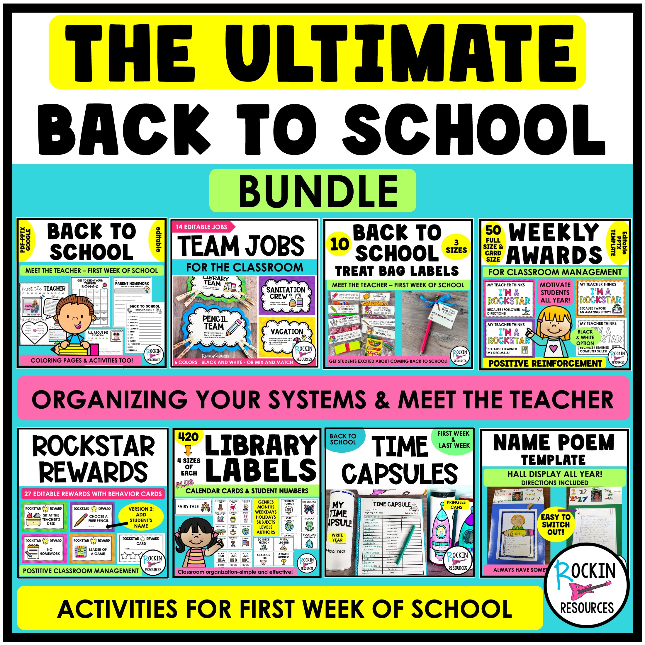 Ultimate Back to School Bundle | First Week of School