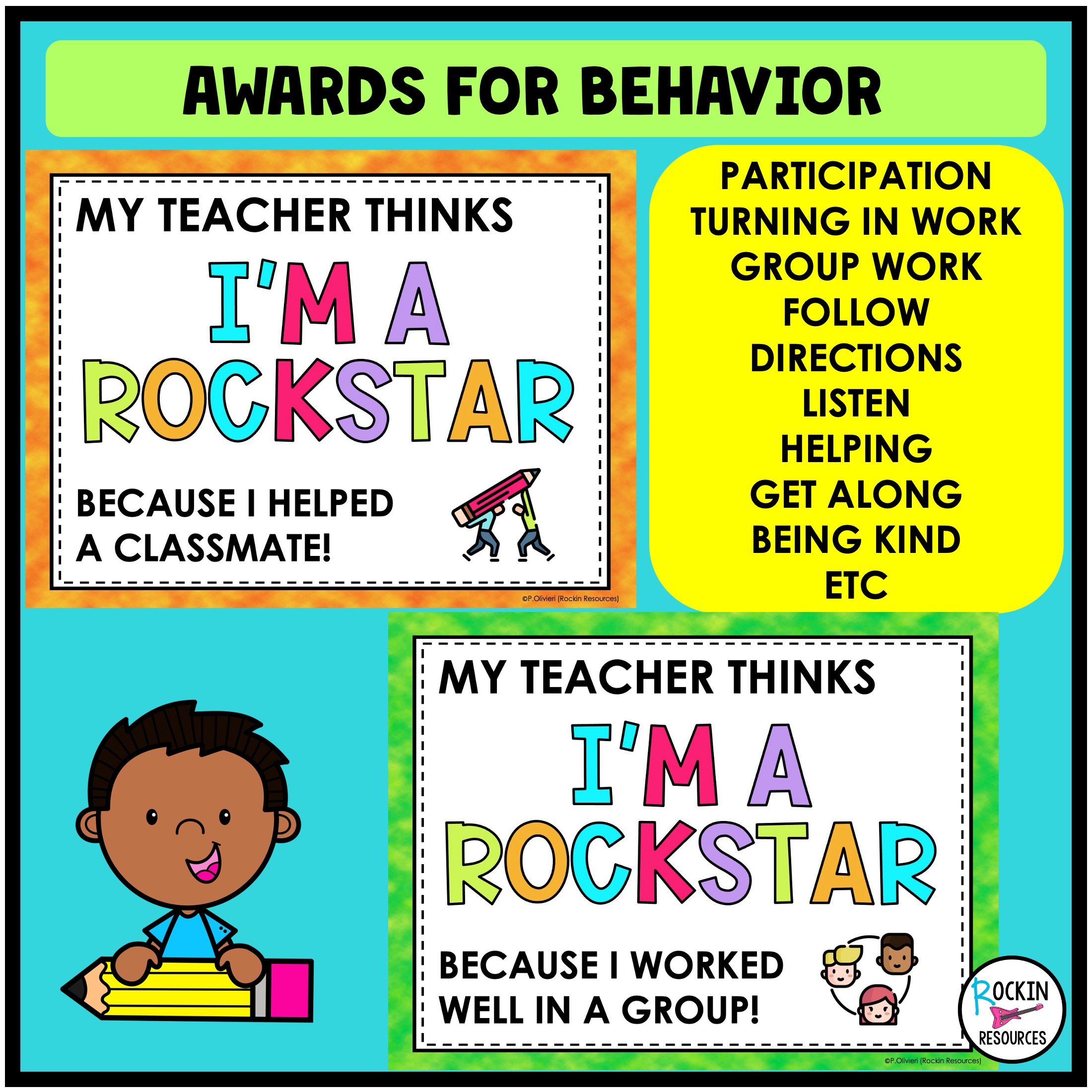 Weekly Student Awards | Positive Reinforcement | CLASSROOM MANAGEMENT - Image 3