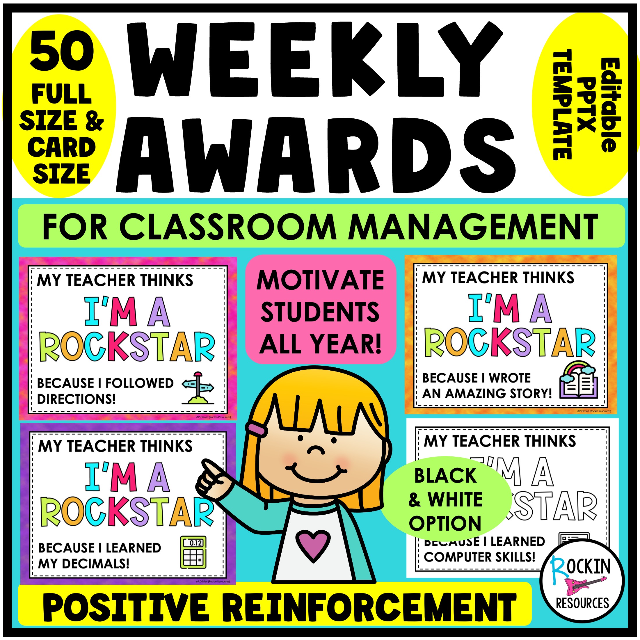 Weekly Student Awards | Positive Reinforcement | CLASSROOM MANAGEMENT