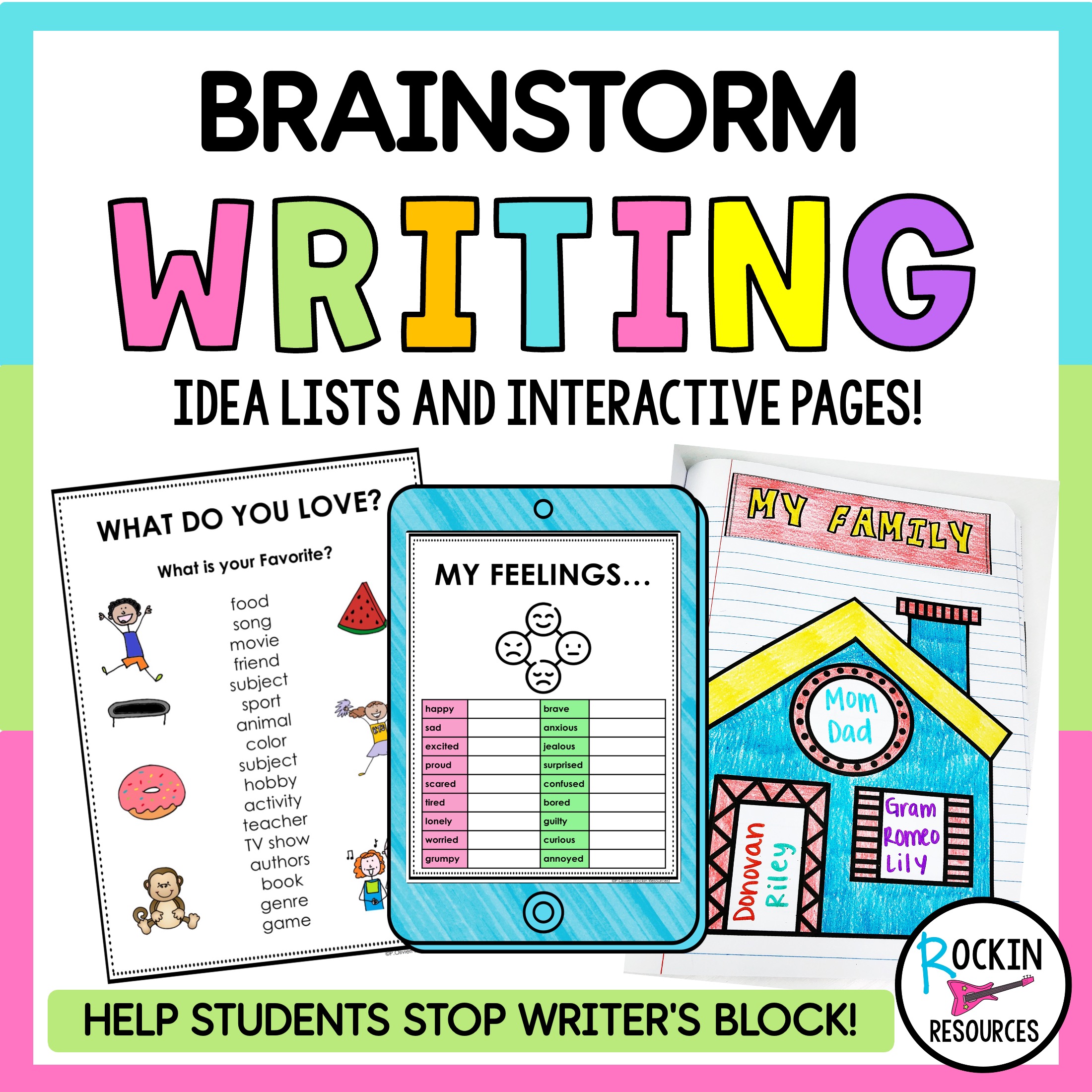 Brainstorming Writing Ideas | DISTANCE LEARNING | GOOGLE