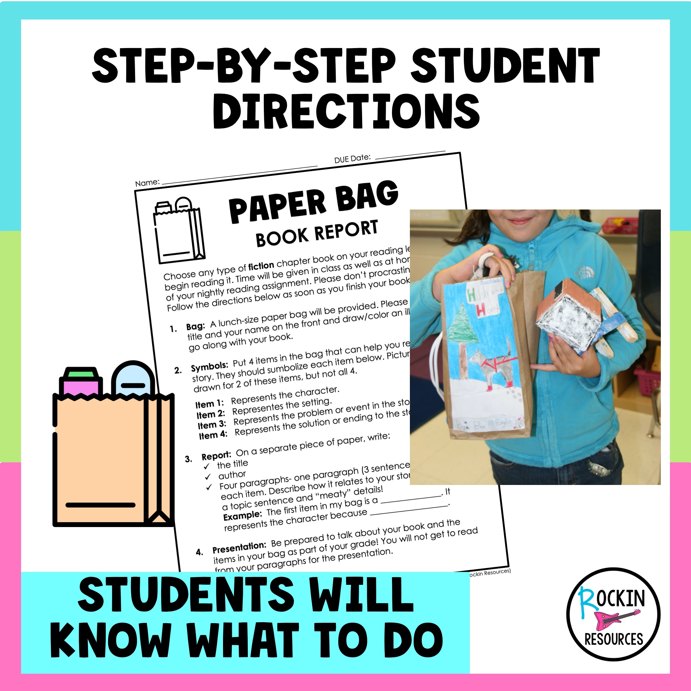 Book Report- Paper Bag Book Report - Image 2