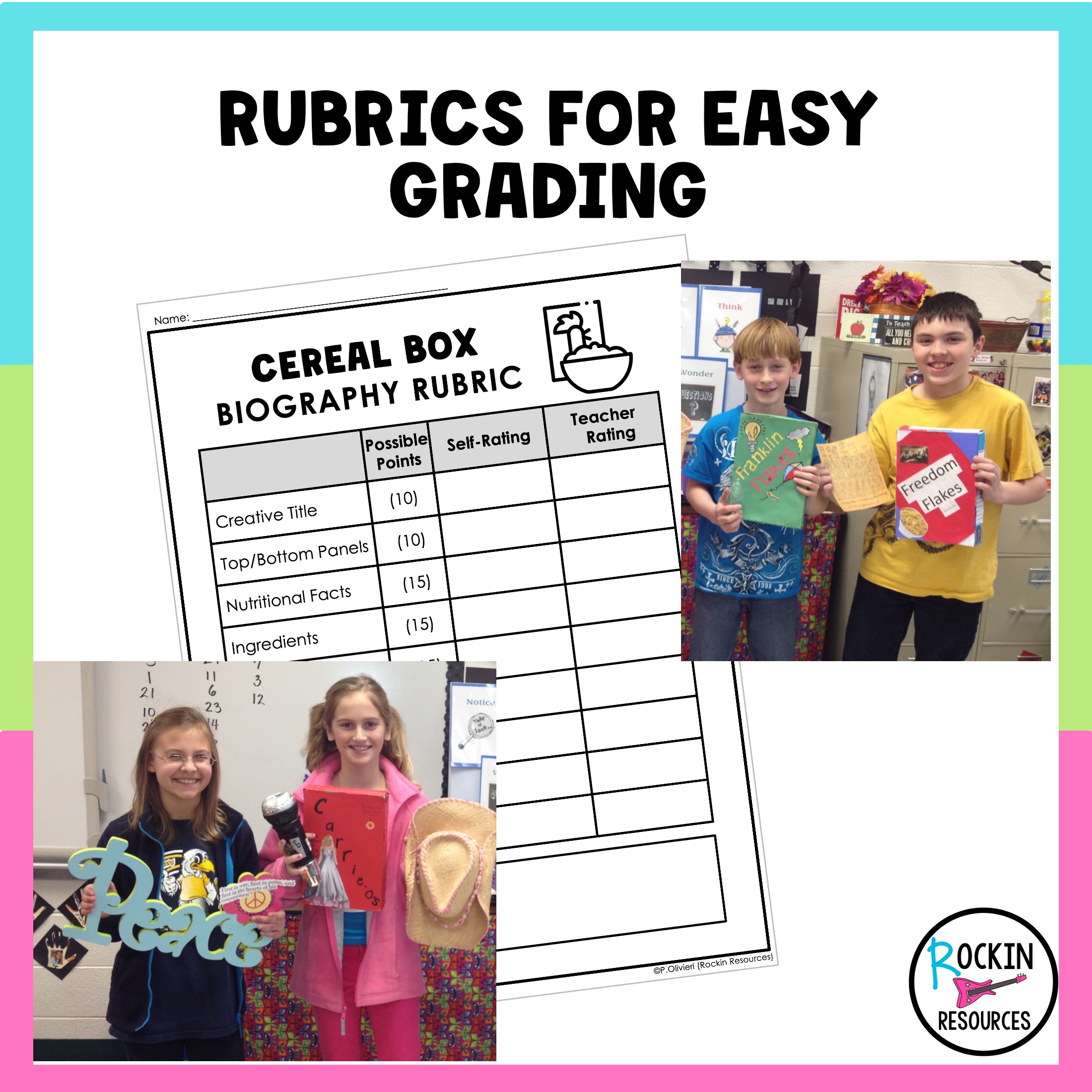 Book Report- Cereal Box Biography - Image 3