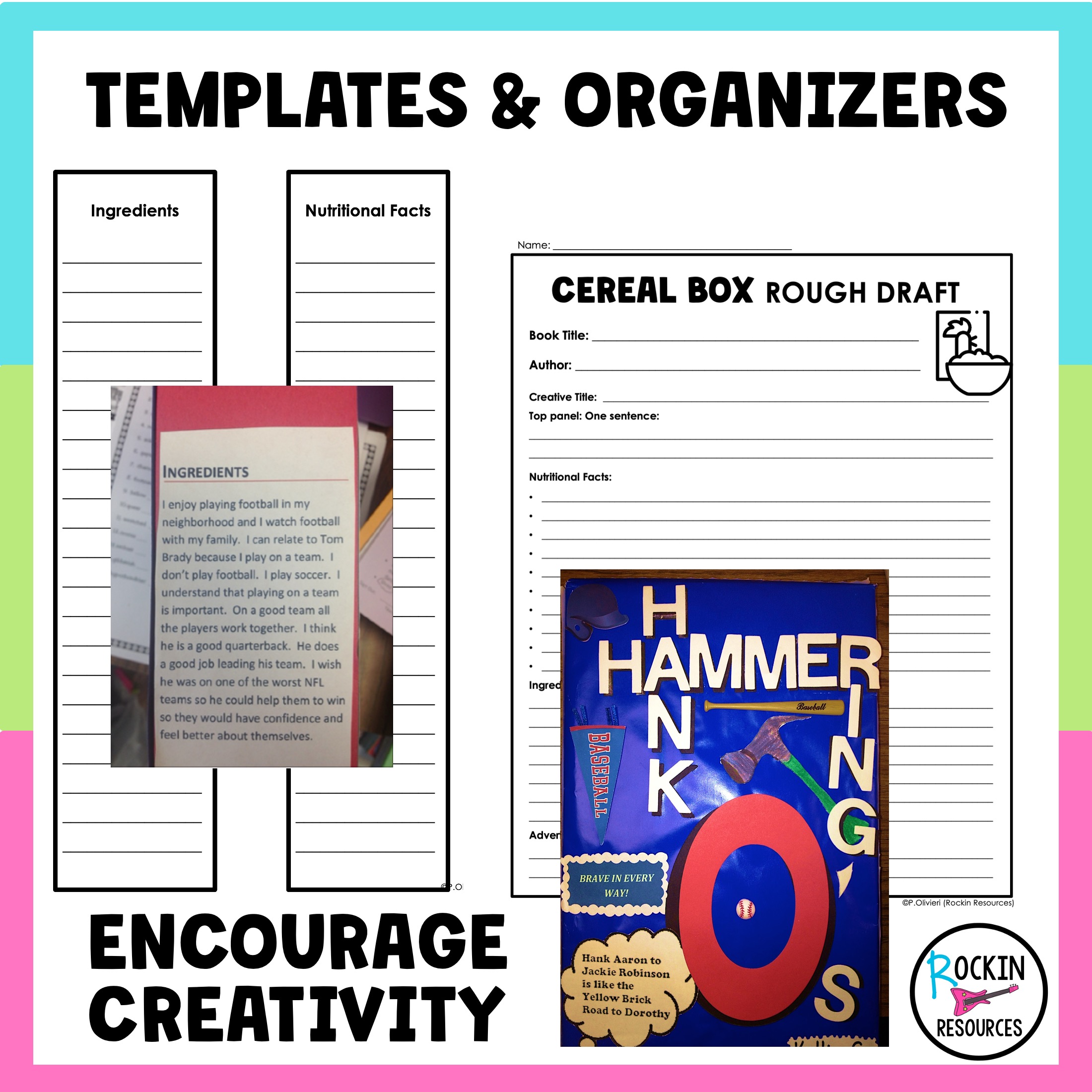 Book Report- Cereal Box Biography - Image 4